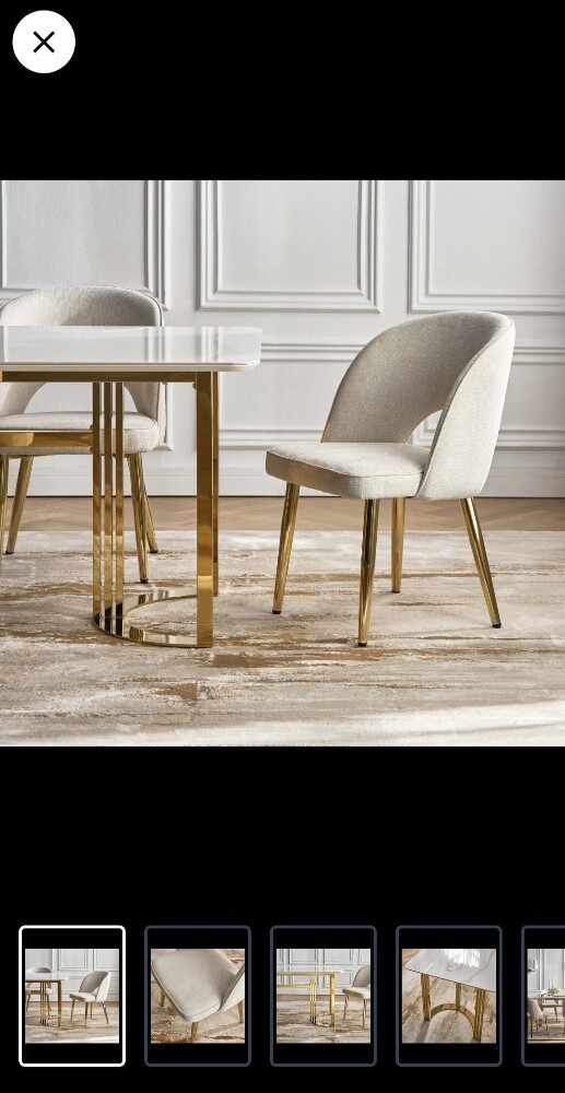 Kinzie Ceramic Top Dining Set - 5