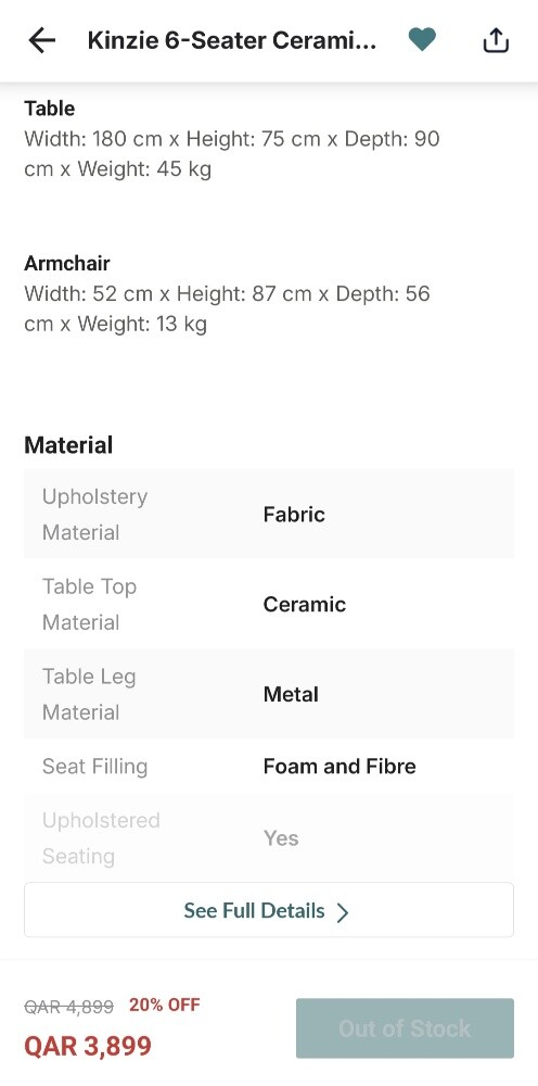 Kinzie Ceramic Top Dining Set - 9