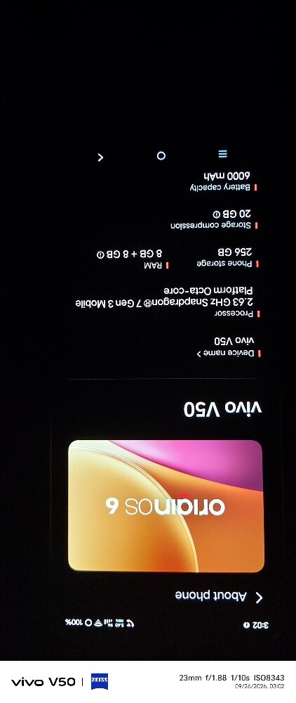 Vivo v50 5G - 6