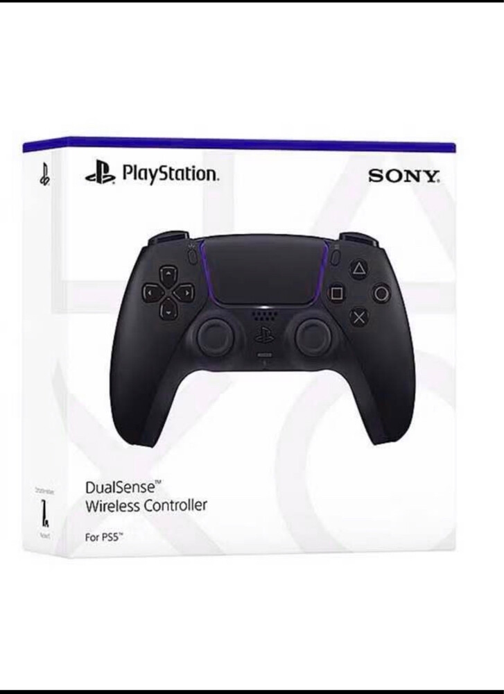 PS5 black controller sealed - 1
