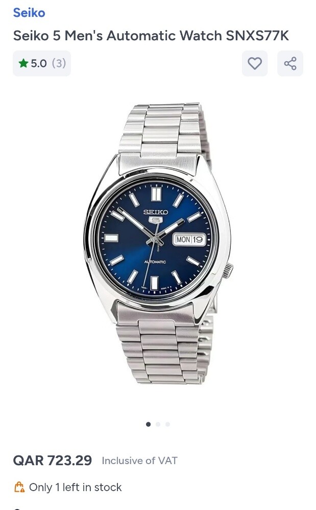 Seiko Man watch - 3