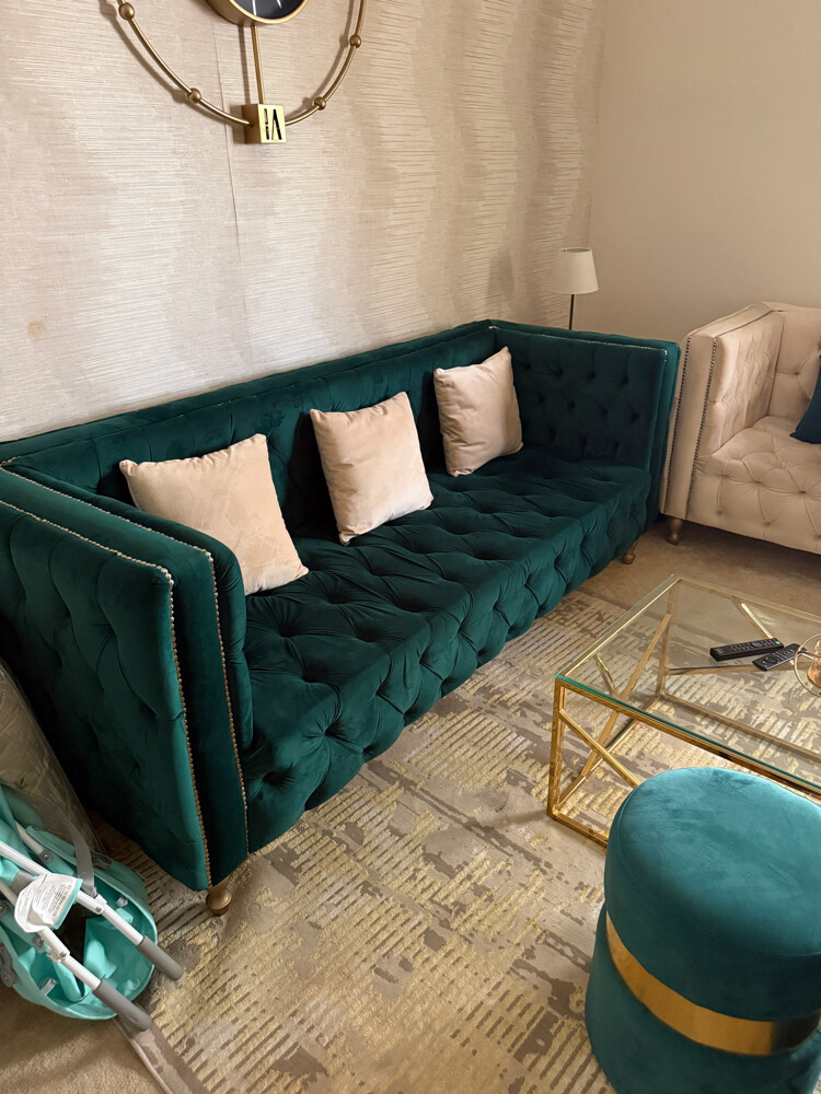 complete set sofa n dining  - 1
