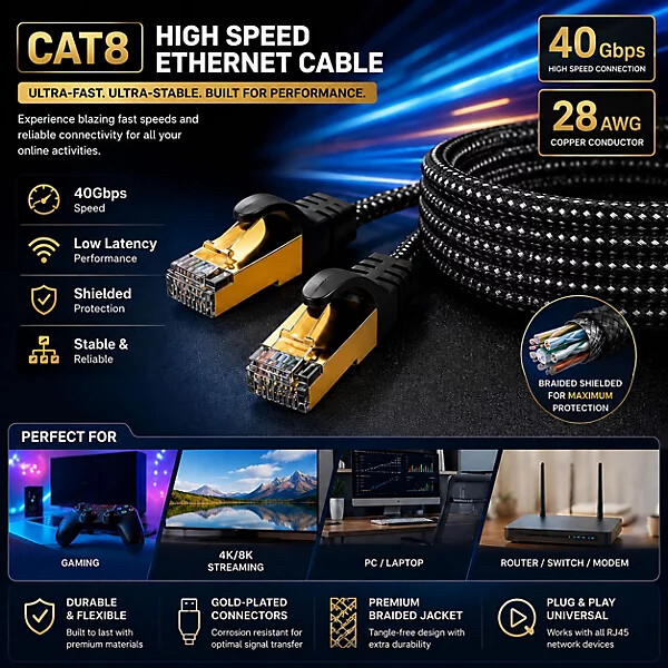 Cat8 Cable Ultra Fast_Router Setup - 1