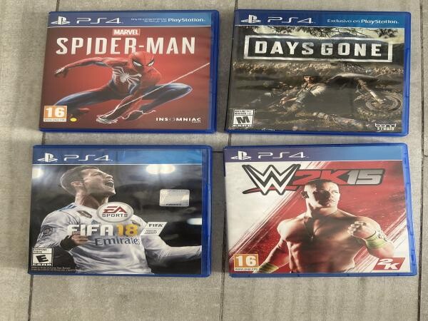 PS4 games (PS4 available also) - 2
