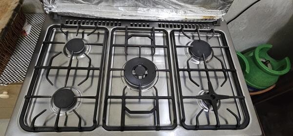 Aftron 9060 5Burner Gas Cooker Oven - 2