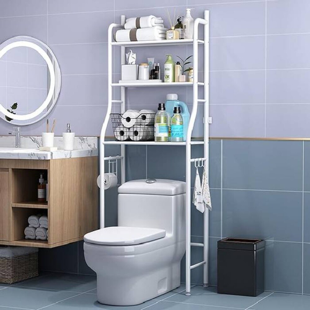 3 Layer Space Saving Metal Toilet S - 7