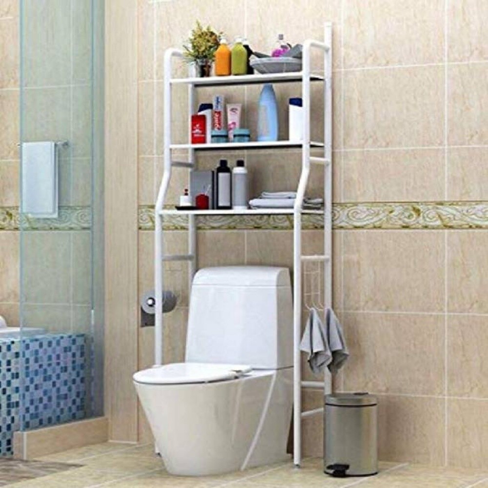 3 Layer Space Saving Metal Toilet S - 6