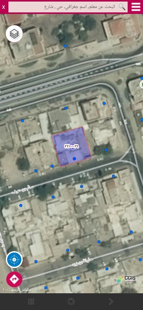ارض ٦٠٣م  بمدينة خليفة الشمالية - 1