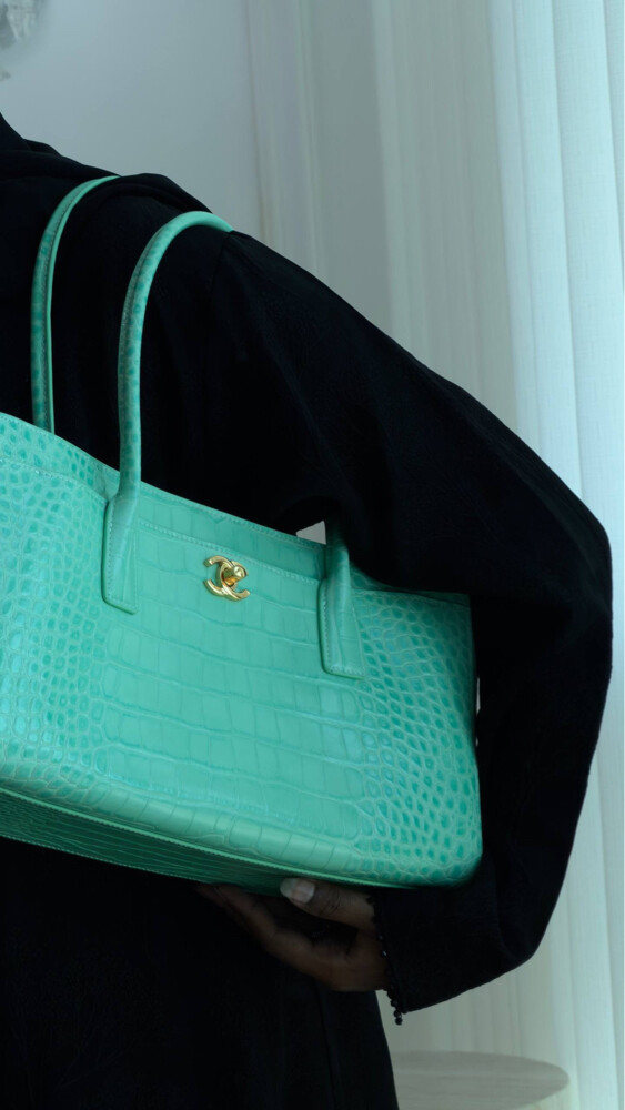 COCO Small Shopping Bag Crocodiاle - 4