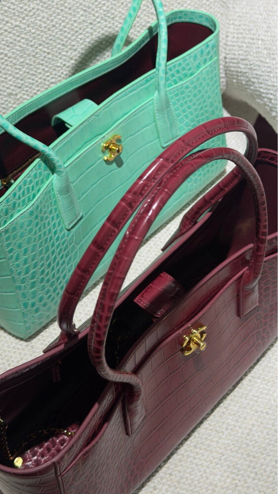 COCO Small Shopping Bag Crocodiاle - 6