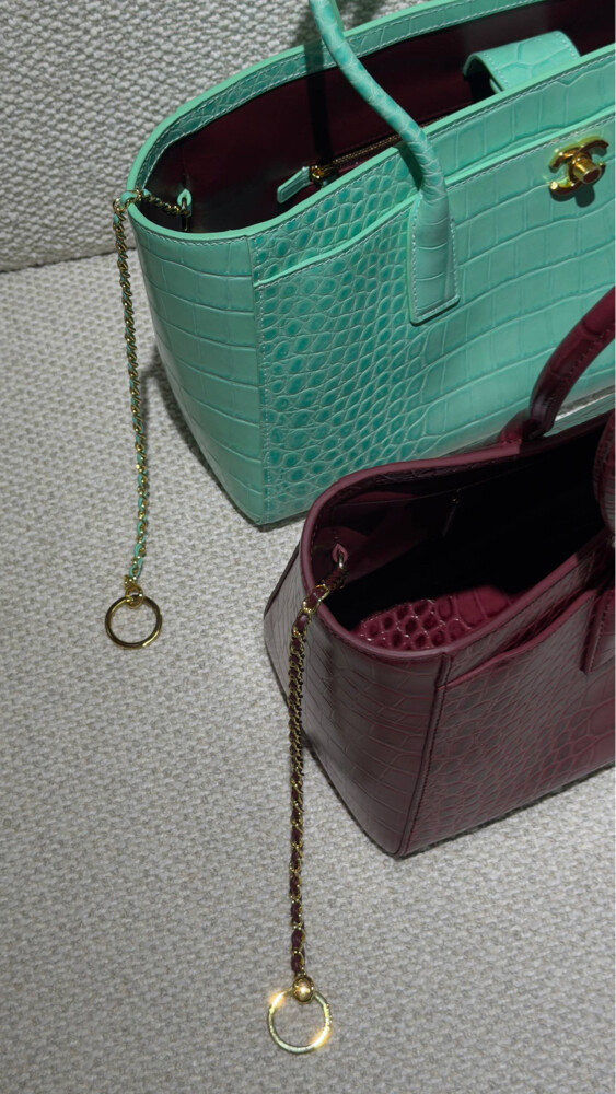 COCO Small Shopping Bag Crocodiاle - 7