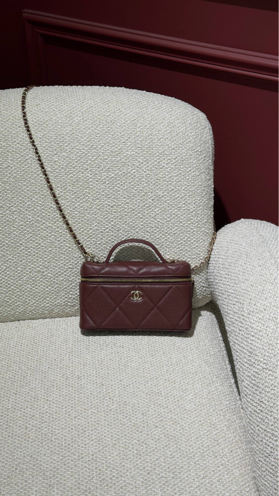 COCO Top Handle Vanity Case Quilted - 5