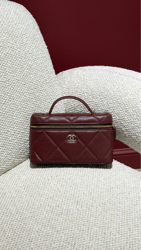 COCO Top Handle Vanity Case Quilted - 8