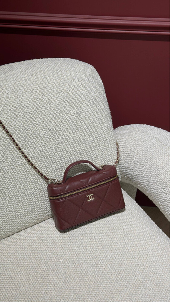 COCO Top Handle Vanity Case Quilted - 6