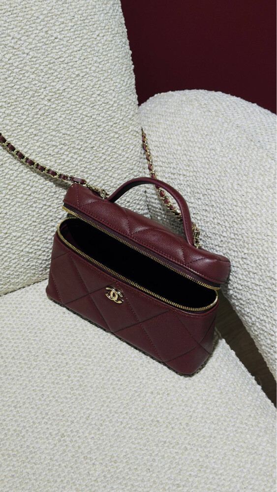 COCO Top Handle Vanity Case Quilted - 7