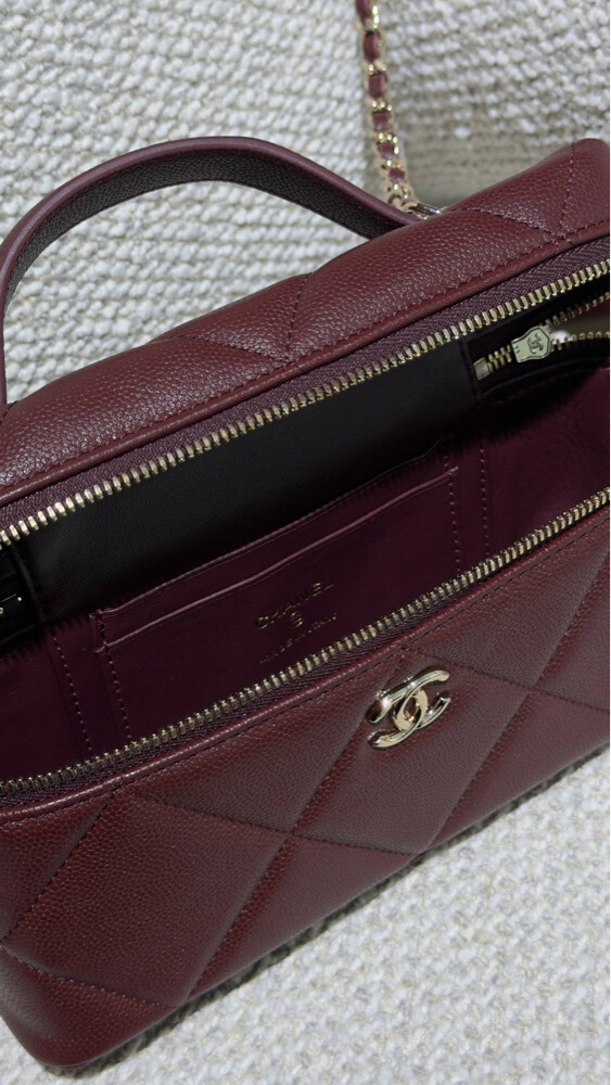 COCO Top Handle Vanity Case Quilted - 3