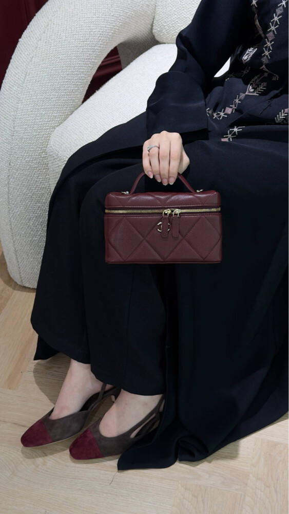 COCO Top Handle Vanity Case Quilted - 1