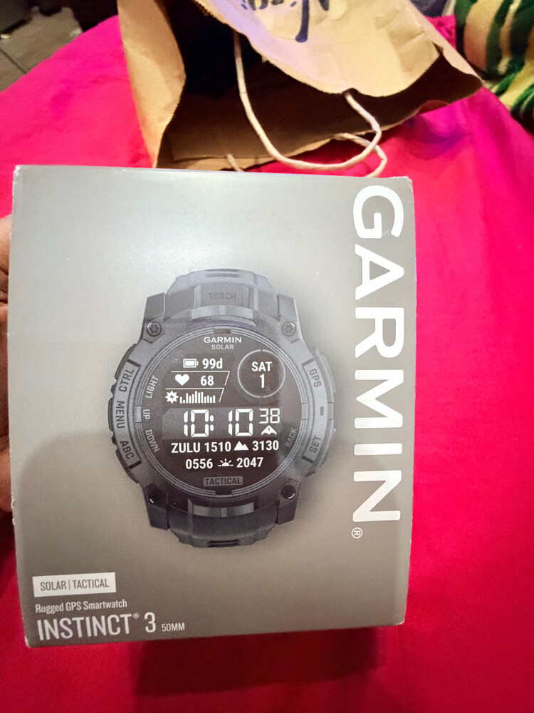 Garmin Instinct 3 Solar Tactical 50 - 1