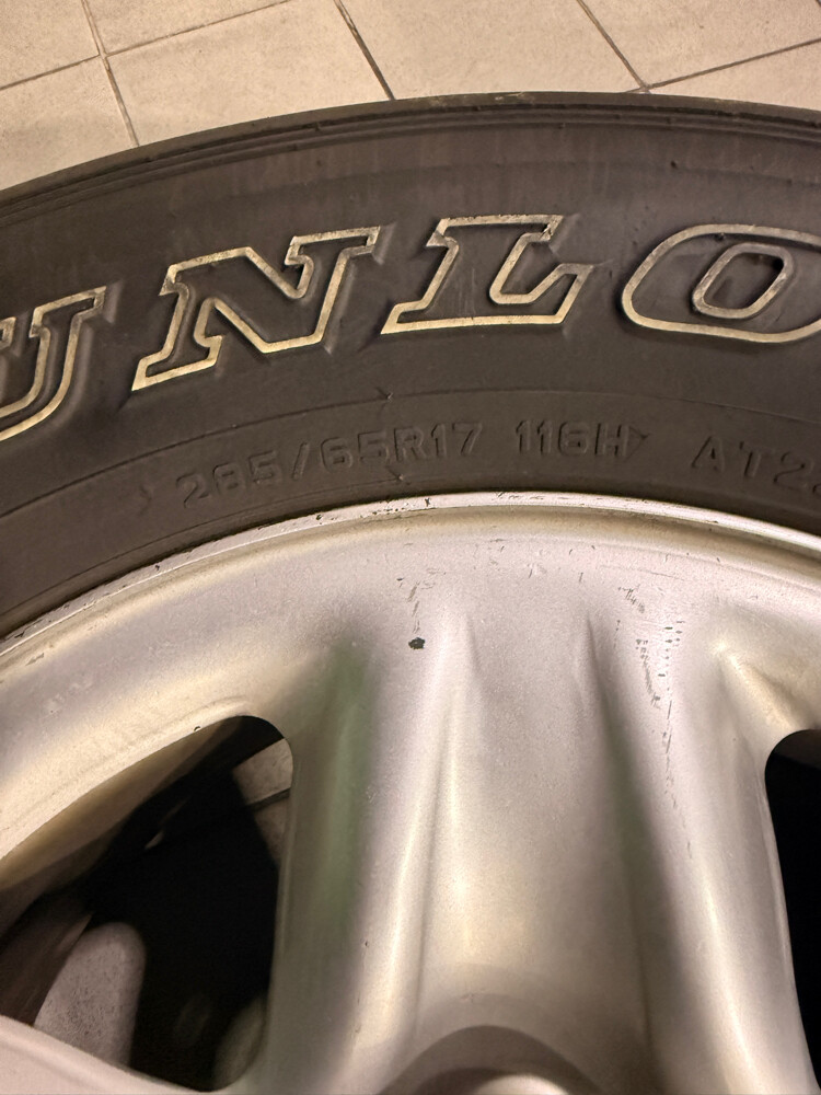 RIM with DUNLOP TIRE 2024 spari - 2