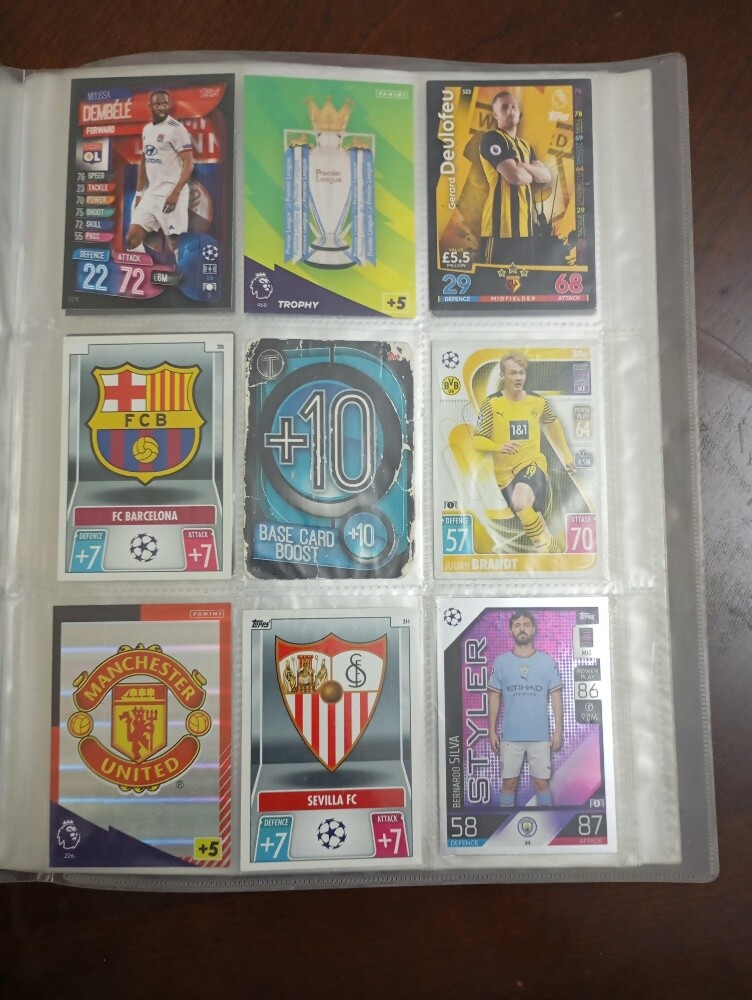 match attax football cards - 9