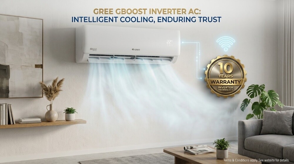 GREE 1.5 Ton GBoost WiFi AC Promo - 1