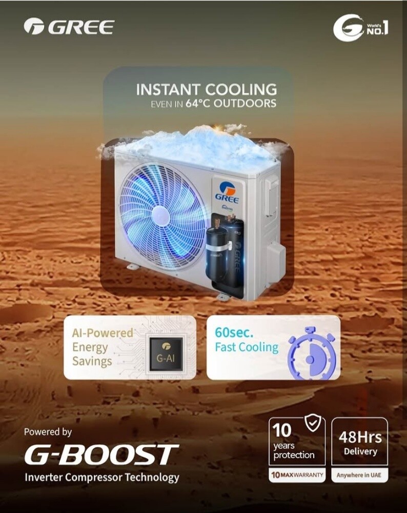 GREE 3.0 Ton GBoost WiFi AC 10 Year - 6