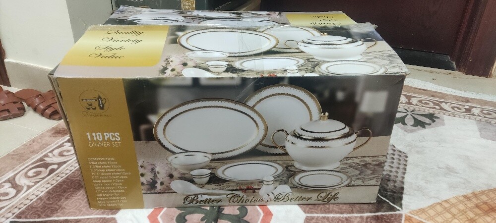 110 Pcs Porcelain Dinnerware Set - 15