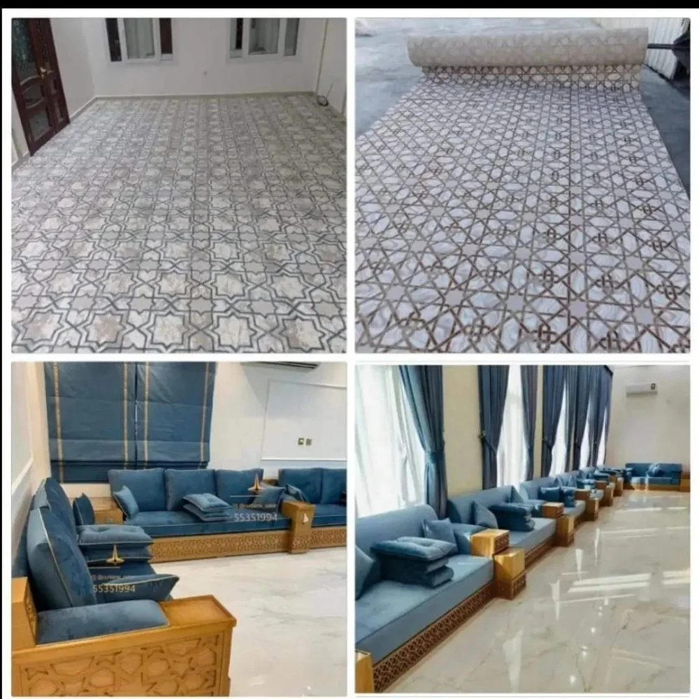 carpet sofa wallpaper curtains wo - 13