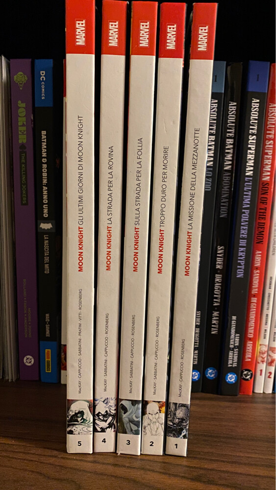 Marvel Moon Knight comic volume 1-5 - 1