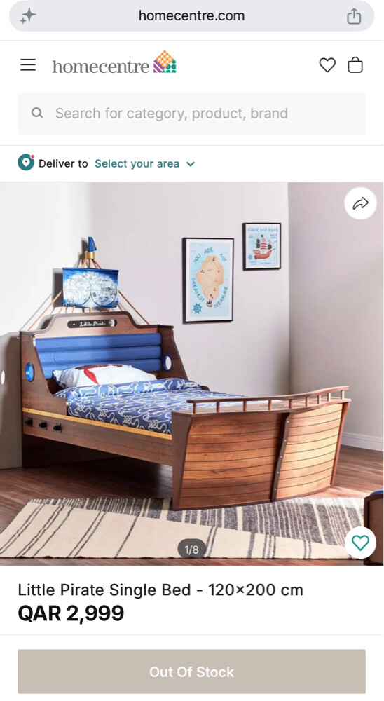 Home Centre Single Bed set - 3