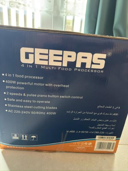 Geepas 4in1 Food Processor Grinder - 2