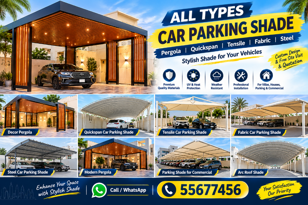 All Types Car Parking Shade - 1