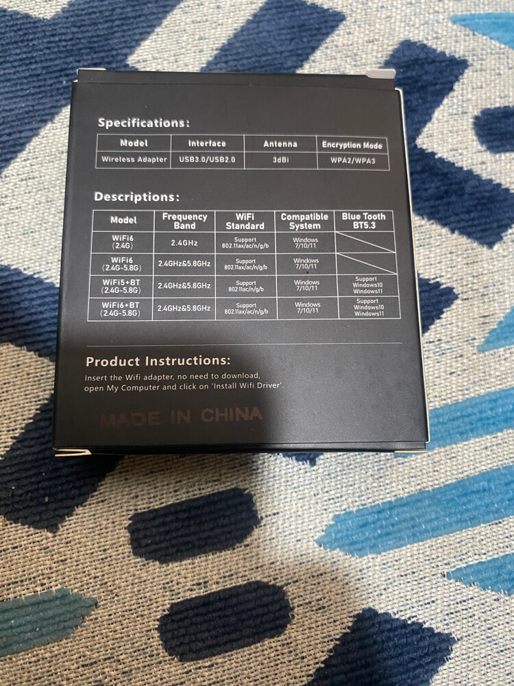 WIFI + USB adapter 900mbps - 2