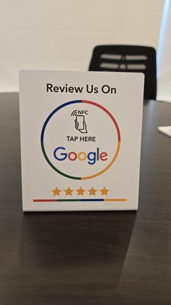 Google Review NFC Sticker/Stand - 5