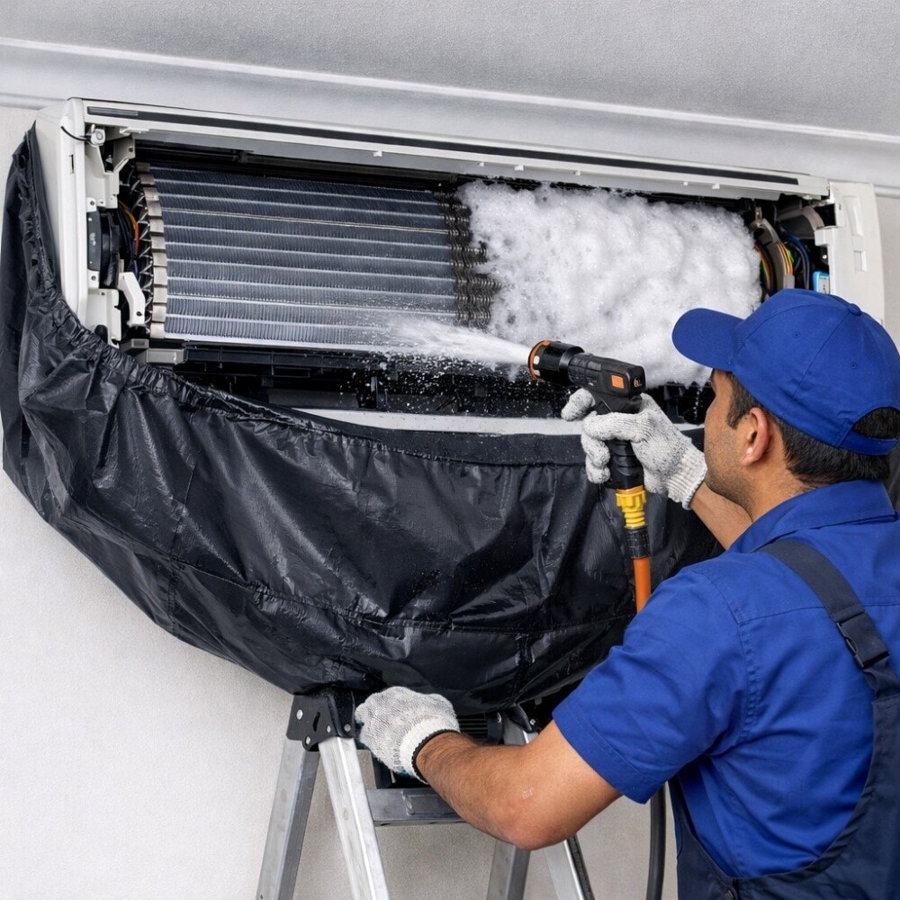 Ac cleansing service Doha Qatar - 1