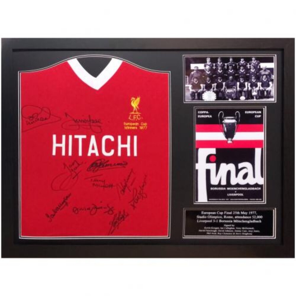 Liverpool  team signed jersey - 1
