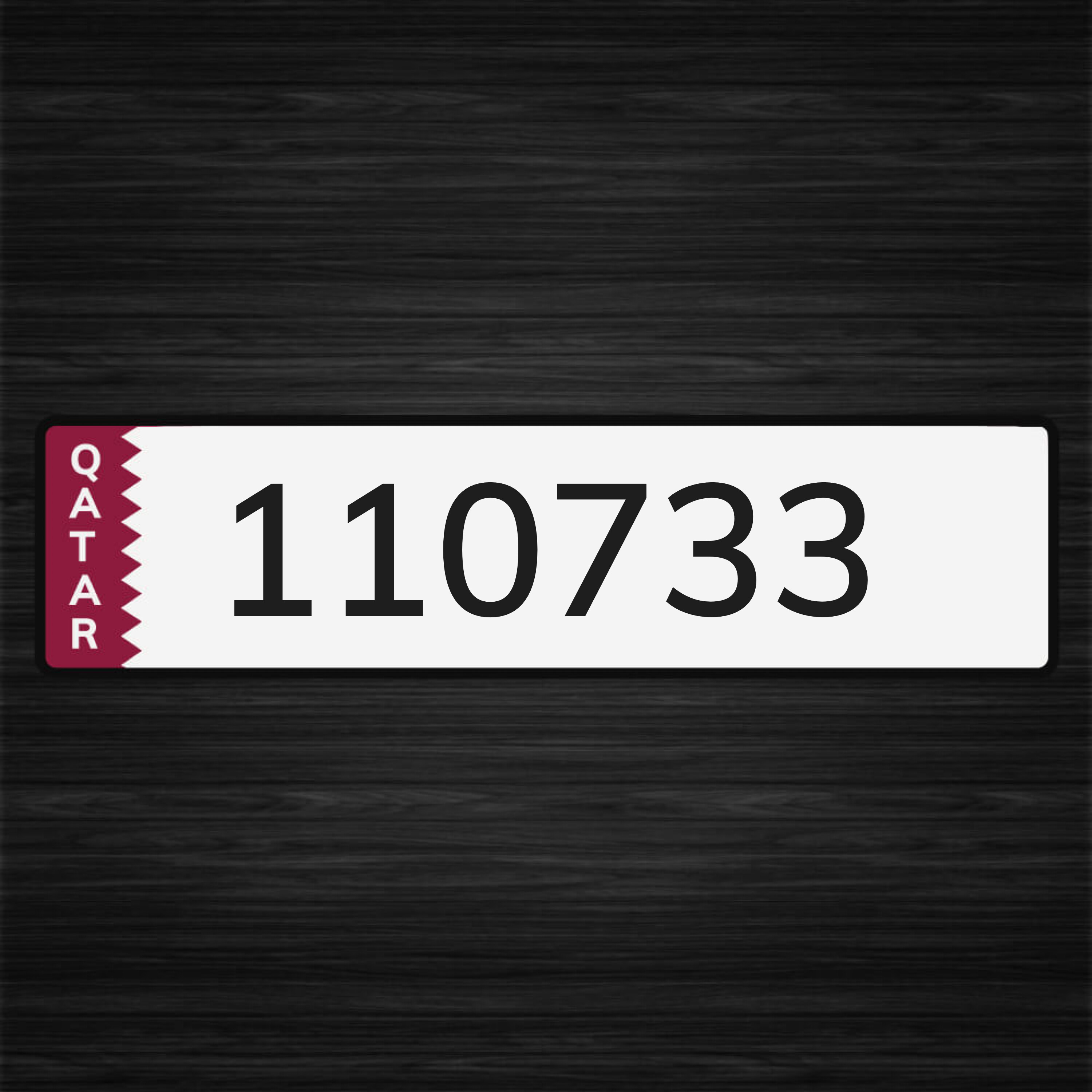 car number 110733 - 1