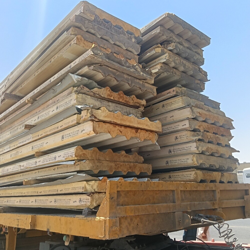 a new and a used sandwich panel - 9