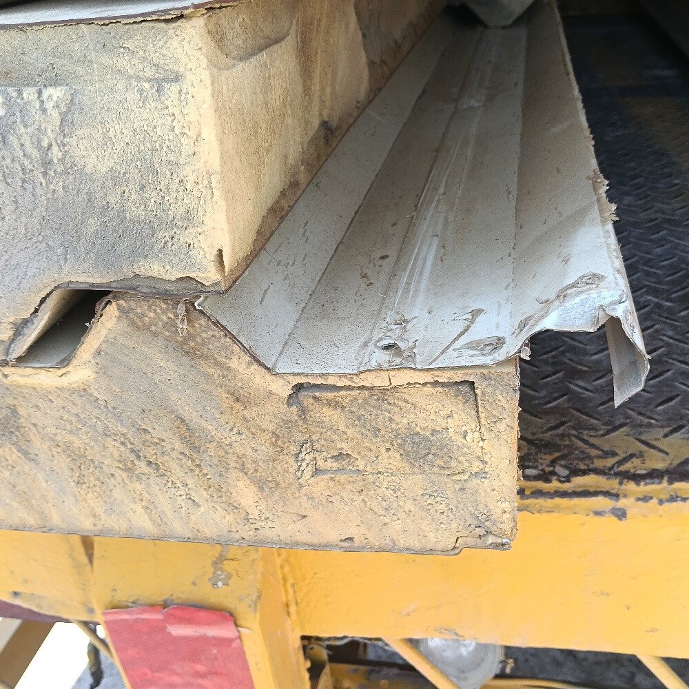 a new and a used sandwich panel - 12