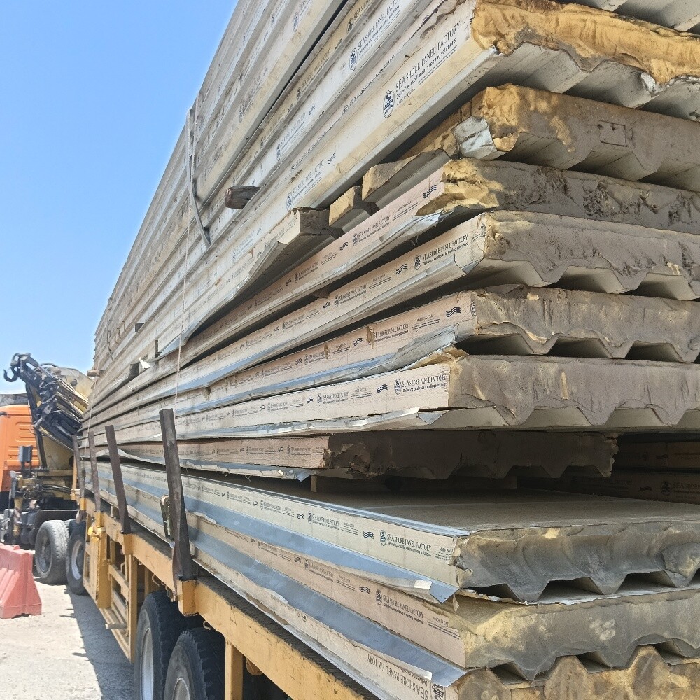 a new and a used sandwich panel - 10