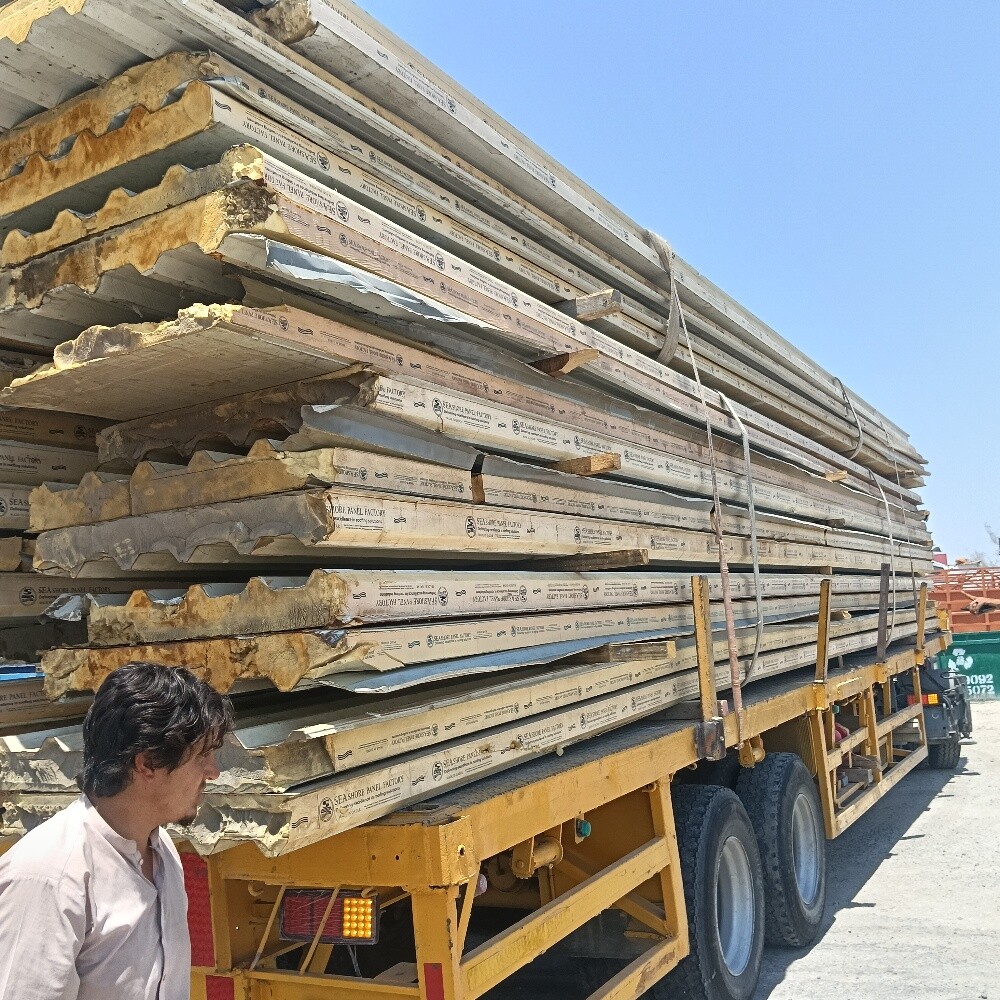 a new and a used sandwich panel - 7