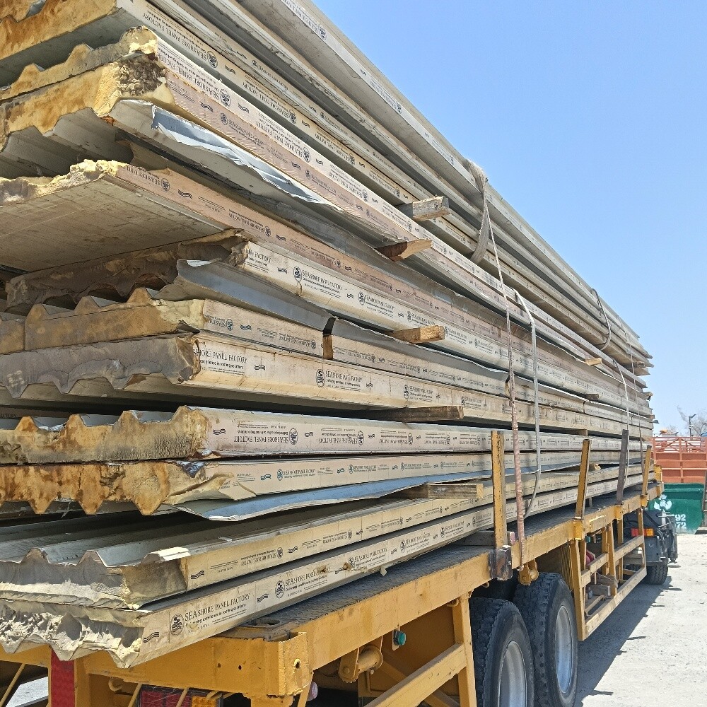 a new and a used sandwich panel - 13
