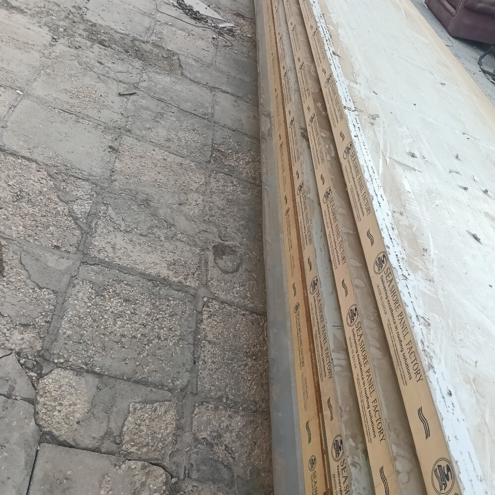 a new and a used sandwich panel - 5