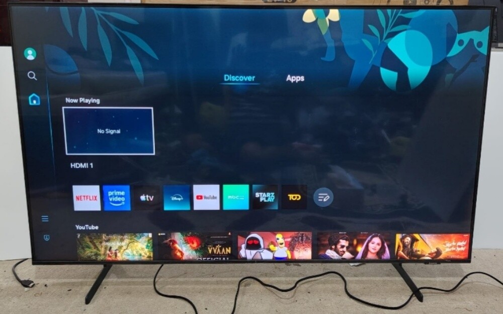 Samsung 55 smart android google 4k - 1
