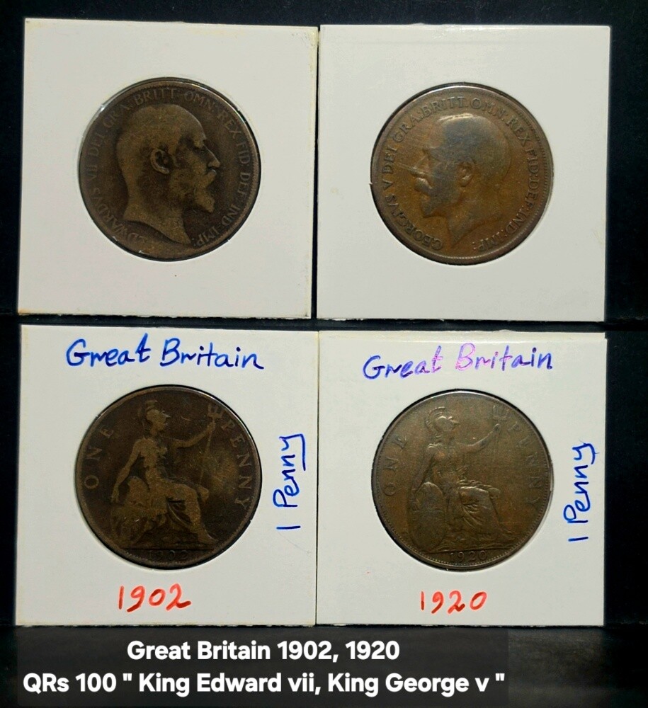 Great Britain Old Coins - 1