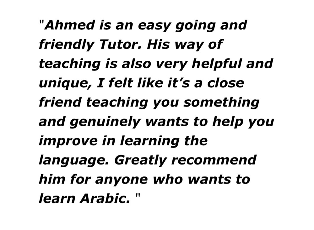 arabic/gulf tutor for non-arabs - 3
