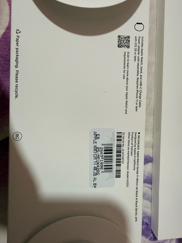 Apple Watch series 11 46MM JET BLACK 64 capacity GPS. - 4