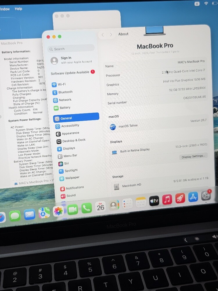 32/1TB 13" Macbook Pro i7 20202 - 3