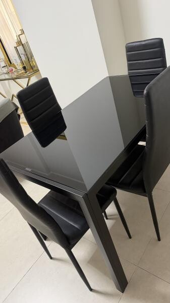 Glass table dining - 3