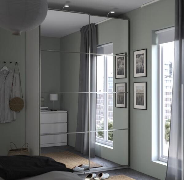IKEA cabinet with mirrors - 2